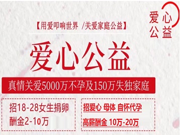 长顺捐卵助孕生子 爱心志愿者招募
